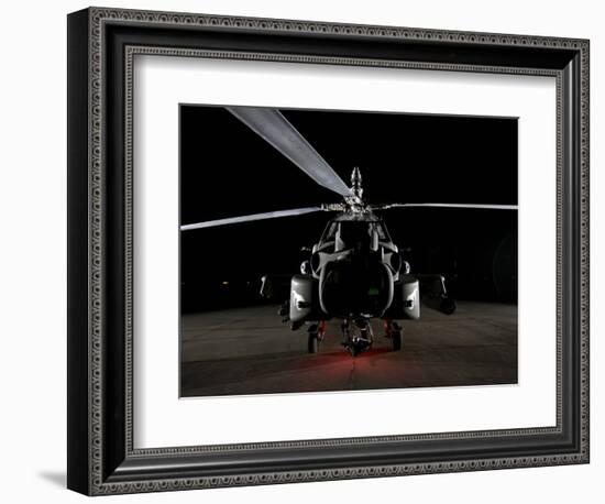 An Ah-64D Apache Longbow-null-Framed Photographic Print