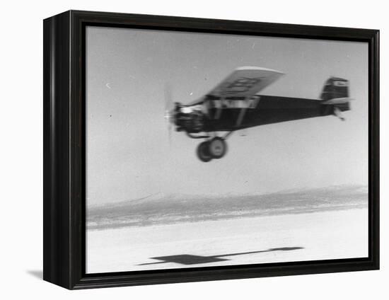 An Airplane in Flight, Speed-Blurred-J^ R^ Eyerman-Framed Premier Image Canvas