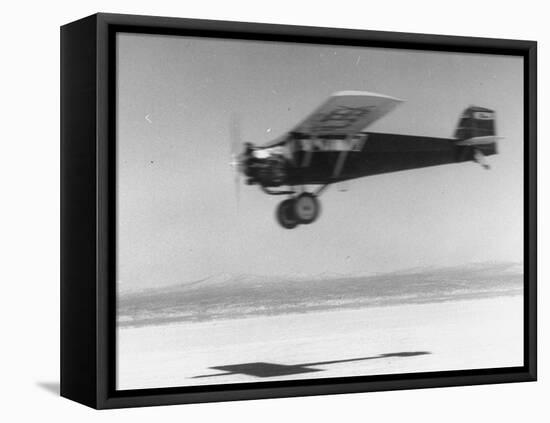 An Airplane in Flight, Speed-Blurred-J^ R^ Eyerman-Framed Premier Image Canvas