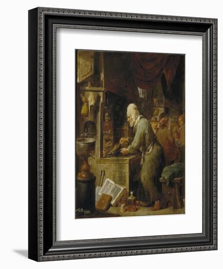 An Alchemist, 1631-1640-David Teniers the Younger-Framed Giclee Print