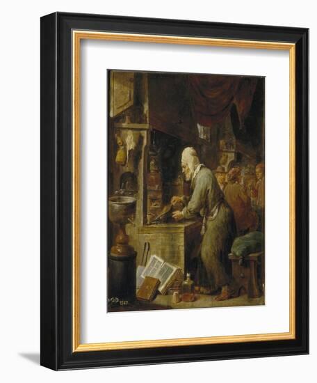 An Alchemist, 1631-1640-David Teniers the Younger-Framed Giclee Print