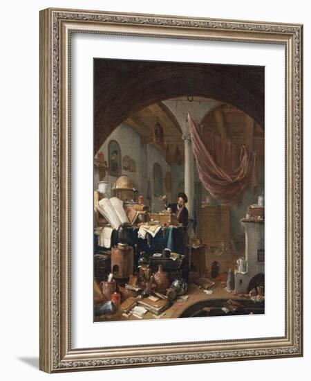 An Alchemist in His Study-Thomas Wyck-Framed Giclee Print