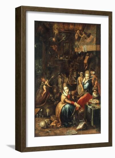 An Alchemist's Kitchen-Frans Francken the Younger-Framed Giclee Print