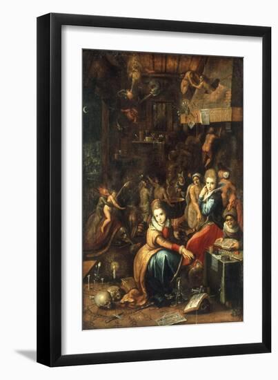 An Alchemist's Kitchen-Frans Francken the Younger-Framed Giclee Print