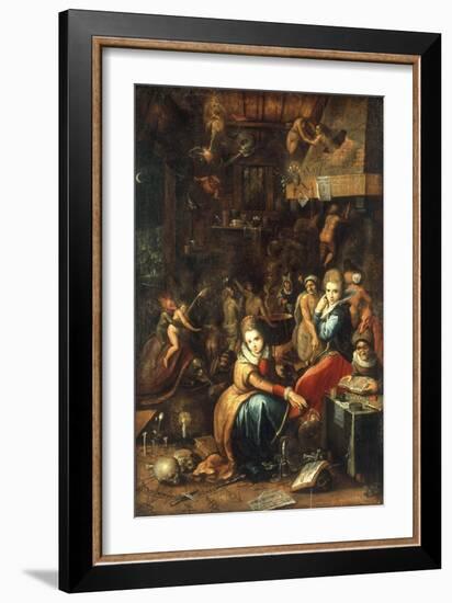 An Alchemist's Kitchen-Frans Francken the Younger-Framed Giclee Print