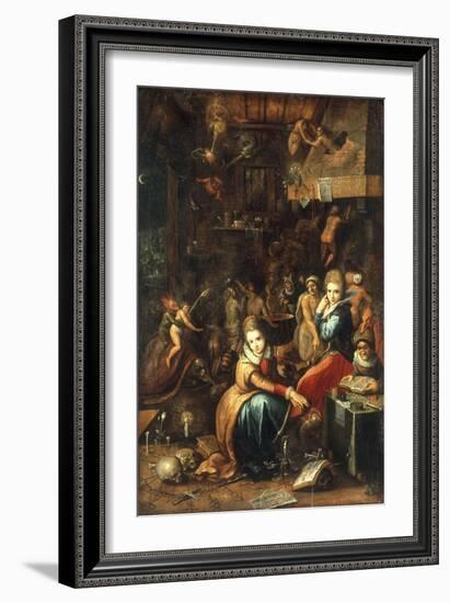 An Alchemist's Kitchen-Frans Francken the Younger-Framed Giclee Print