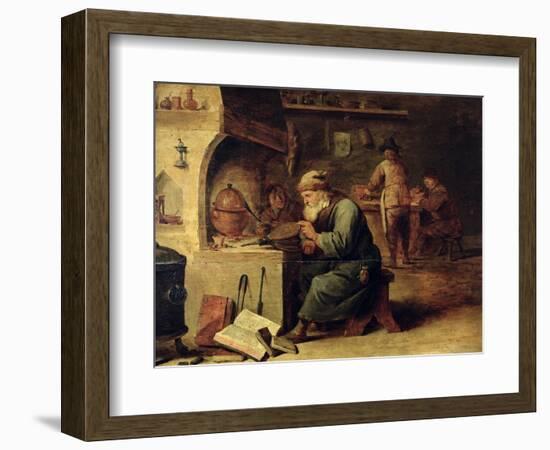 An Alchemist-David Teniers the Younger-Framed Giclee Print