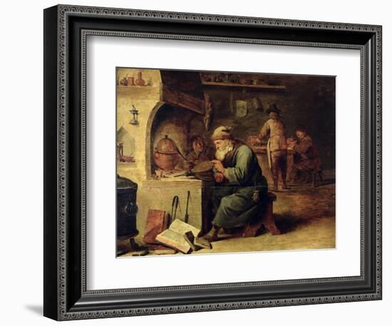 An Alchemist-David Teniers the Younger-Framed Giclee Print