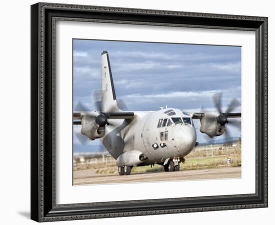 An Alenia C-27J Spartan of the Italian Air Force-Stocktrek Images-Framed Photographic Print