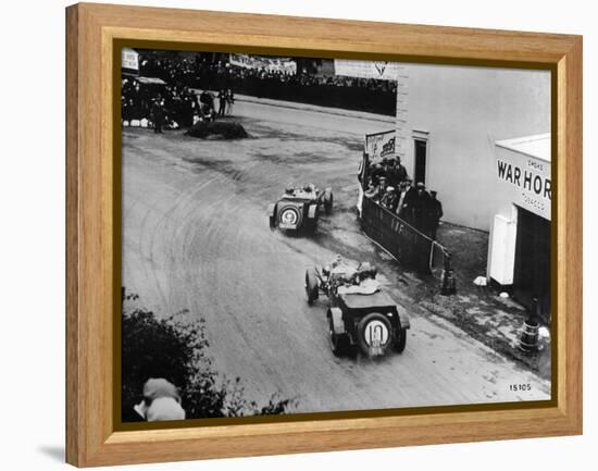 An Alfa Romeo Competing in the Tourist Trophy, Corfu, Greece-null-Framed Premier Image Canvas