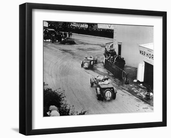 An Alfa Romeo Competing in the Tourist Trophy, Corfu, Greece-null-Framed Photographic Print