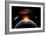 An Alien Flying Saucer Visiting the Earth-null-Framed Premium Giclee Print