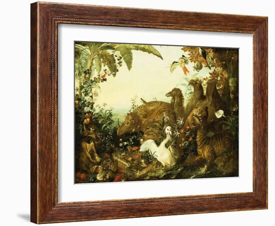 An Allegory of Africa-Alexandre-Francois Desportes-Framed Giclee Print