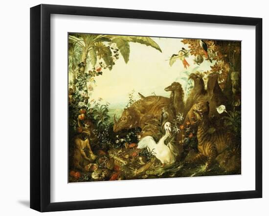 An Allegory of Africa-Alexandre-Francois Desportes-Framed Giclee Print