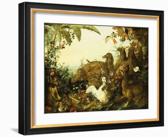 An Allegory of Africa-Alexandre-Francois Desportes-Framed Giclee Print