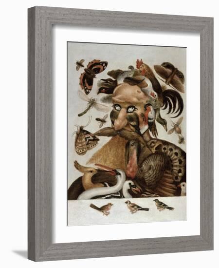 An Allegory of Air-Giuseppe Arcimboldo-Framed Giclee Print