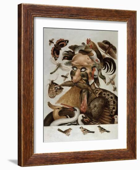 An Allegory of Air-Giuseppe Arcimboldo-Framed Giclee Print