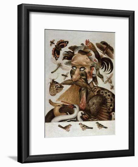 An Allegory of Air-Giuseppe Arcimboldo-Framed Giclee Print