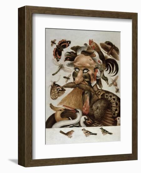 An Allegory of Air-Giuseppe Arcimboldo-Framed Giclee Print