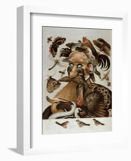 An Allegory of Air-Giuseppe Arcimboldo-Framed Giclee Print