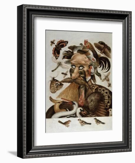 An Allegory of Air-Giuseppe Arcimboldo-Framed Giclee Print