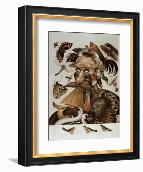 An Allegory of Air-Giuseppe Arcimboldo-Framed Giclee Print