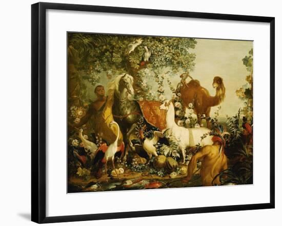 An Allegory of Asia-Alexandre-Francois Desportes-Framed Giclee Print