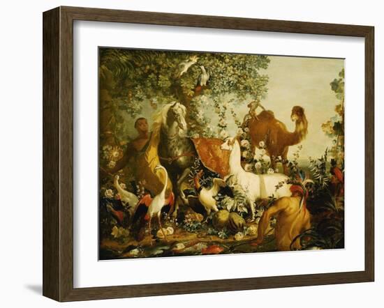 An Allegory of Asia-Alexandre-Francois Desportes-Framed Giclee Print