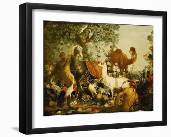 An Allegory of Asia-Alexandre-Francois Desportes-Framed Giclee Print