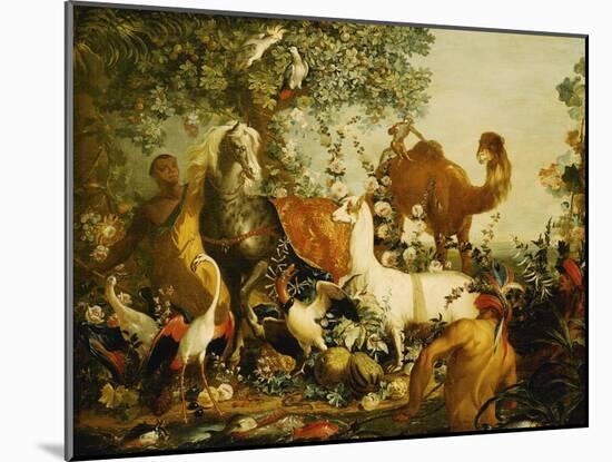 An Allegory of Asia-Alexandre-Francois Desportes-Mounted Giclee Print