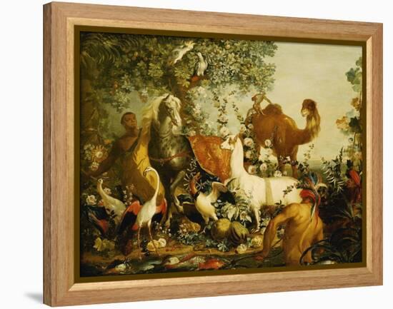 An Allegory of Asia-Alexandre-Francois Desportes-Framed Premier Image Canvas