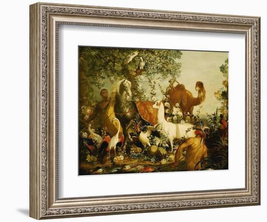 An Allegory of Asia-Alexandre-Francois Desportes-Framed Giclee Print