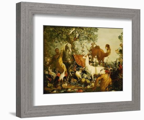 An Allegory of Asia-Alexandre-Francois Desportes-Framed Giclee Print