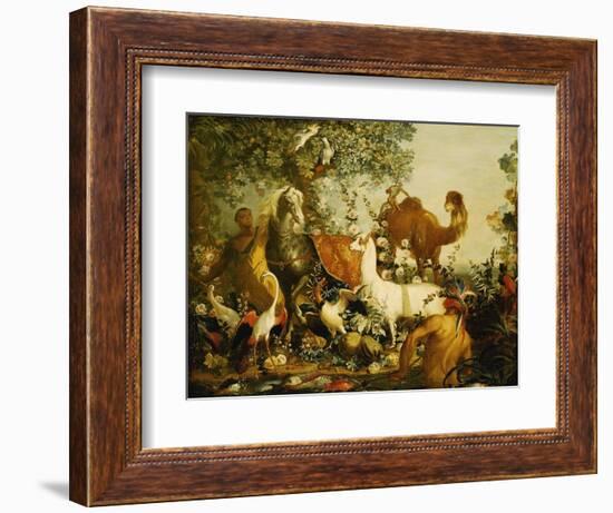 An Allegory of Asia-Alexandre-Francois Desportes-Framed Giclee Print