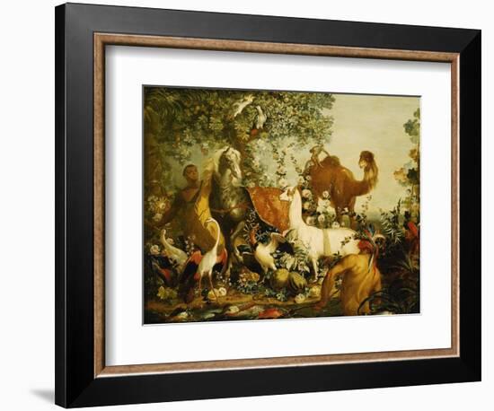 An Allegory of Asia-Alexandre-Francois Desportes-Framed Giclee Print