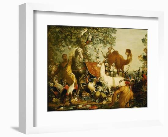 An Allegory of Asia-Alexandre-Francois Desportes-Framed Giclee Print