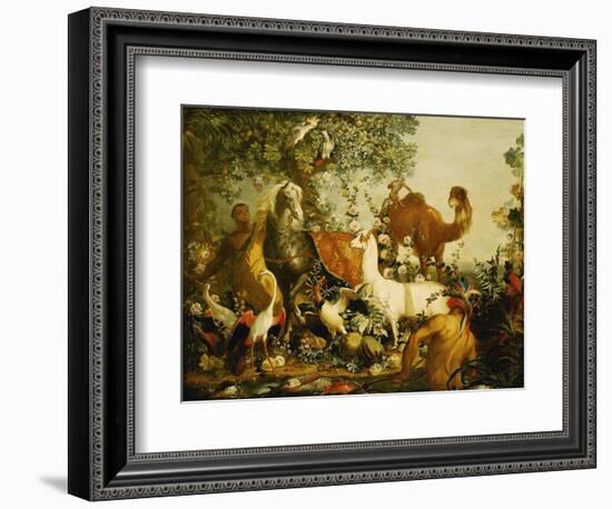 An Allegory of Asia-Alexandre-Francois Desportes-Framed Giclee Print