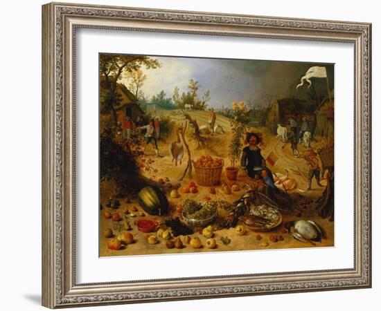 An Allegory of Autumn-Sebastian Vrancx-Framed Giclee Print