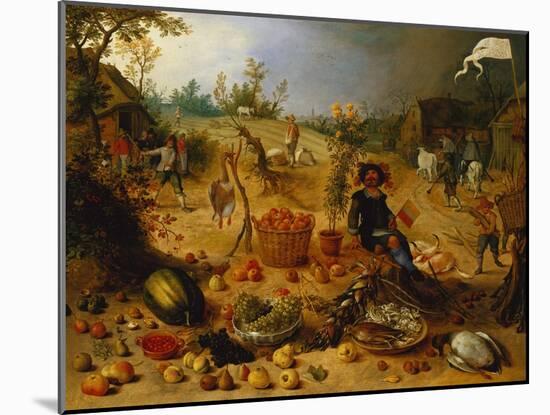 An Allegory of Autumn-Sebastian Vrancx-Mounted Giclee Print