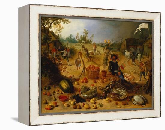 An Allegory of Autumn-Sebastian Vrancx-Framed Premier Image Canvas