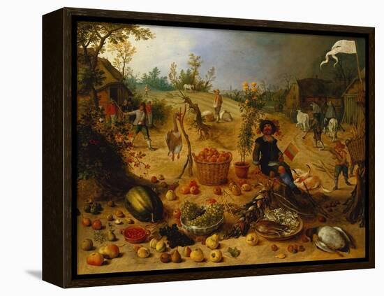 An Allegory of Autumn-Sebastian Vrancx-Framed Premier Image Canvas