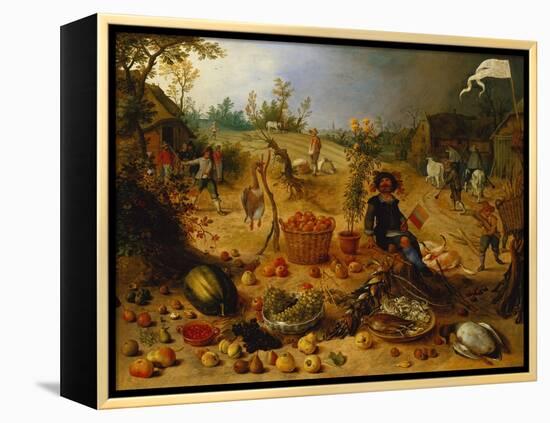 An Allegory of Autumn-Sebastian Vrancx-Framed Premier Image Canvas