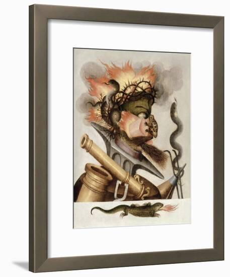 An Allegory of Fire-Giuseppe Arcimboldo-Framed Giclee Print