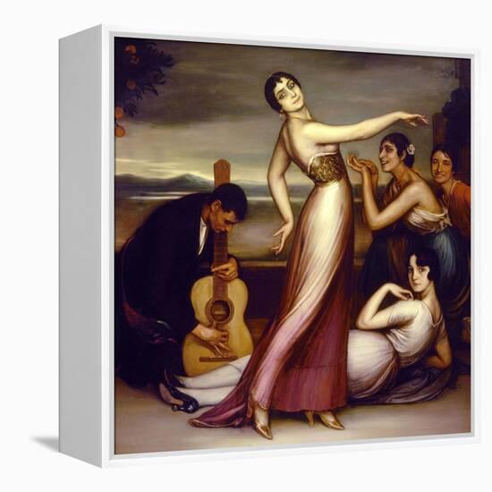 An Allegory of Happiness, 1917-Julio Romero de Torres-Framed Premier Image Canvas