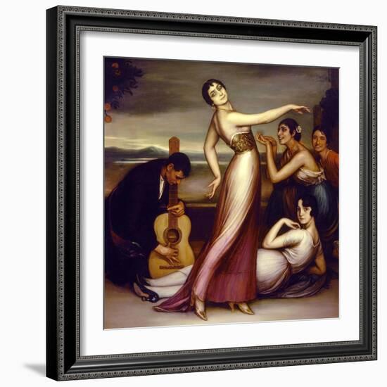 An Allegory of Happiness, 1917-Julio Romero de Torres-Framed Giclee Print