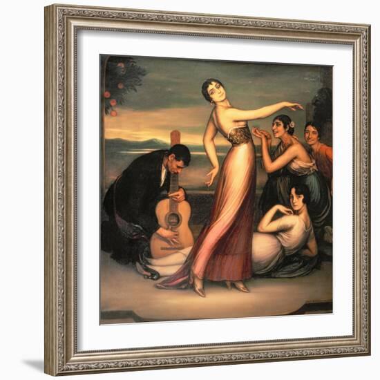 An Allegory of Happiness-Julio Romero de Torres-Framed Giclee Print