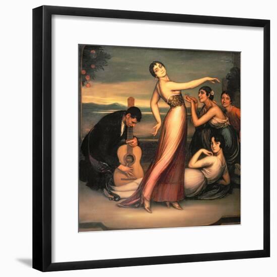An Allegory of Happiness-Julio Romero de Torres-Framed Giclee Print