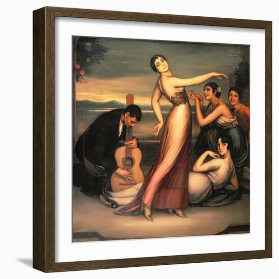 An Allegory of Happiness-Julio Romero de Torres-Framed Giclee Print