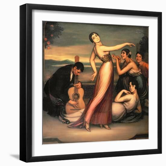 An Allegory of Happiness-Julio Romero de Torres-Framed Giclee Print