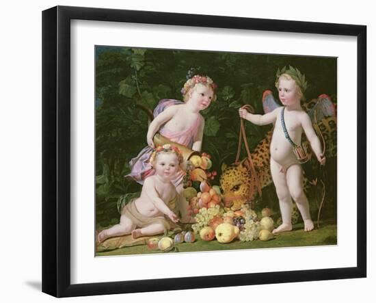 An Allegory of Peace and Plenty, 1629-Gerrit van Honthorst-Framed Giclee Print